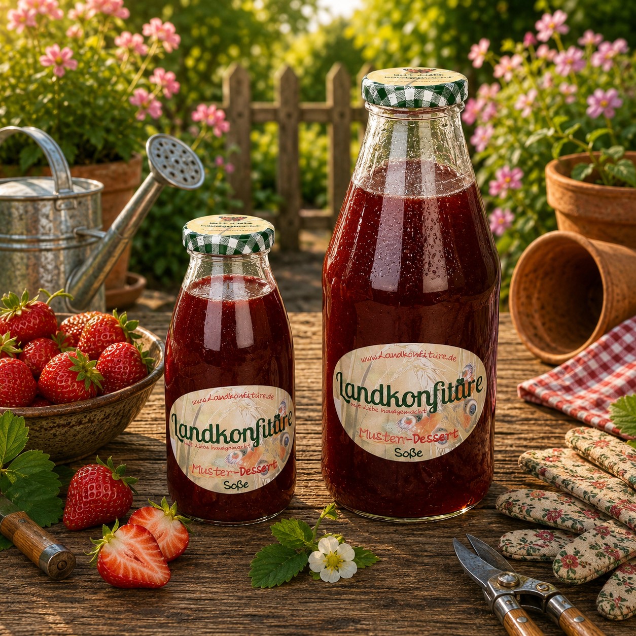 Erdbeer - Dessertsoß