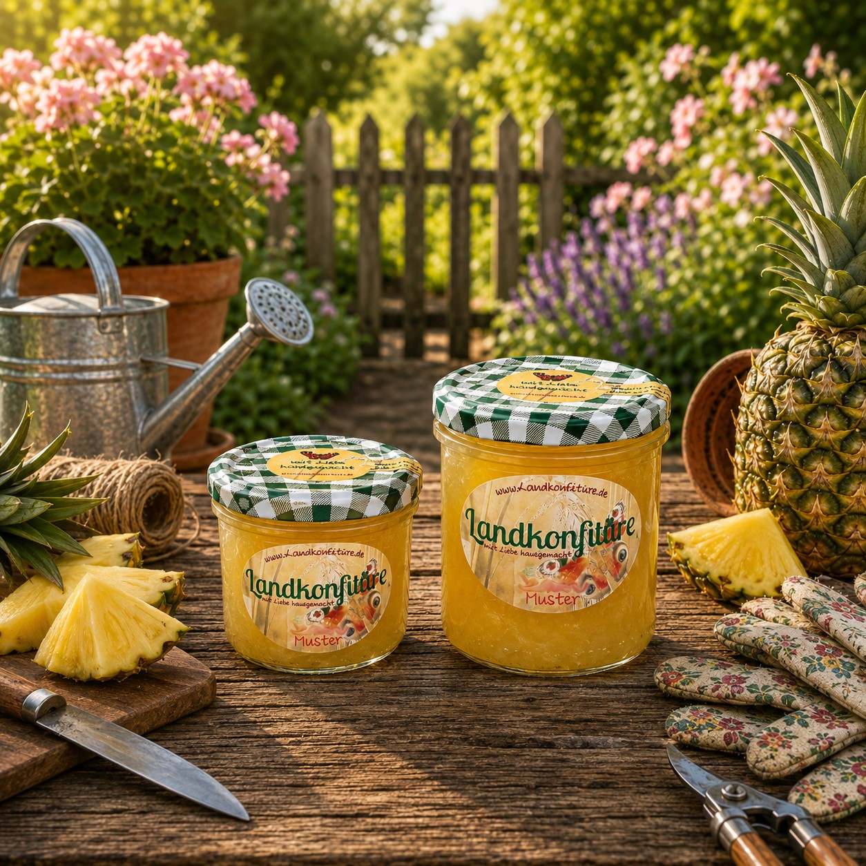 Ananas - Fruchtaufst